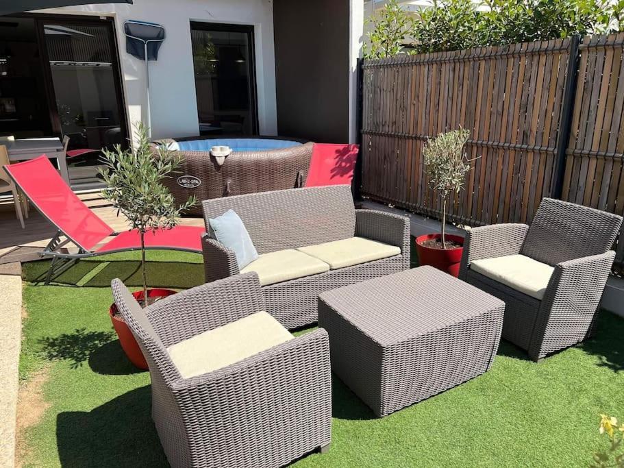 Maison 100M2 - Jaccuzzi, Jardin, 10 Min Plages 圣让德韦达 外观 照片